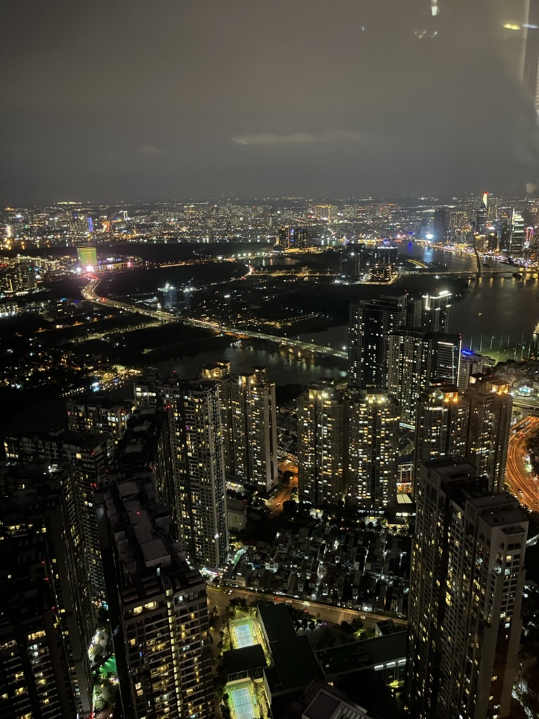 ホーチミンの夜景